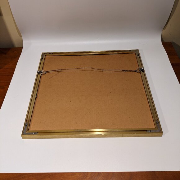 Framed Lawren Harris “Mount Lefroy” Print – Vintage 80s Metal Frame - Group of 7 - Picture 5 of 5